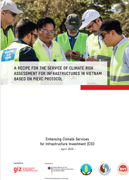 A Recipe for the Service of Climate Risk Assessment for Infrastructures in Vietnam based on PIEVC Protocol (2020)