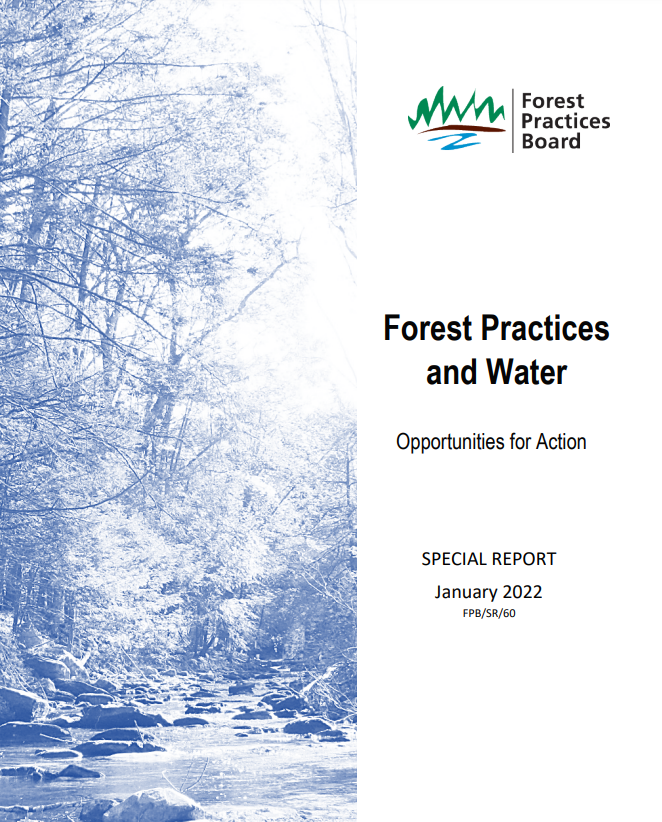 Forest Practices and Water: Opportunities for Action Special Report (2022)