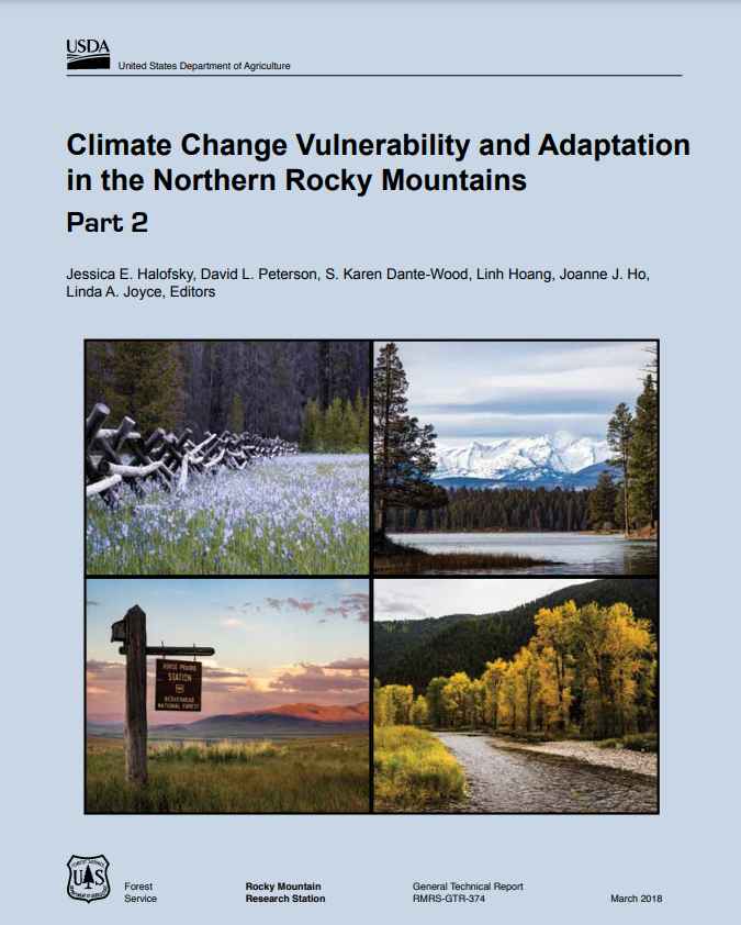 Climate change vulnerability and adaptation in the Northern Rocky Mountains