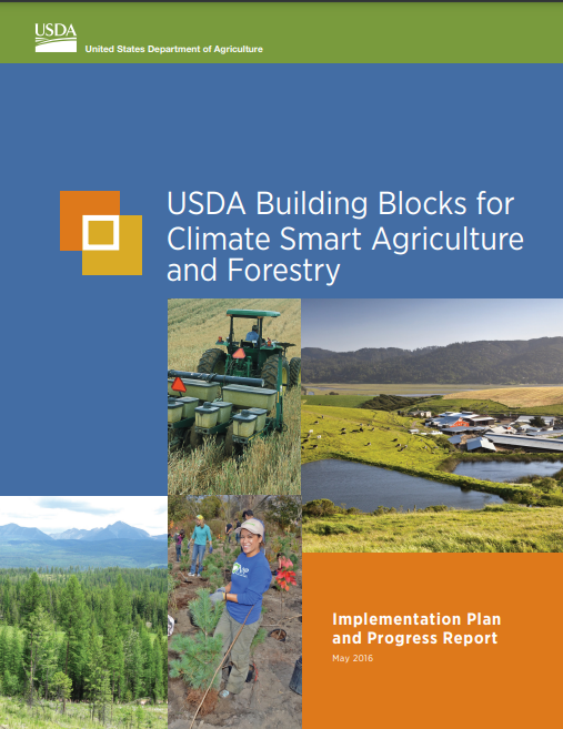 USDA Building Blocks for Climate Smart Agriculture and Forestry
